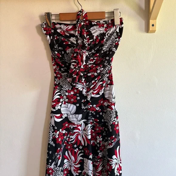 🌺 Zone Choc Y2K Halter Dress – Size Small - Picture 3 of 7